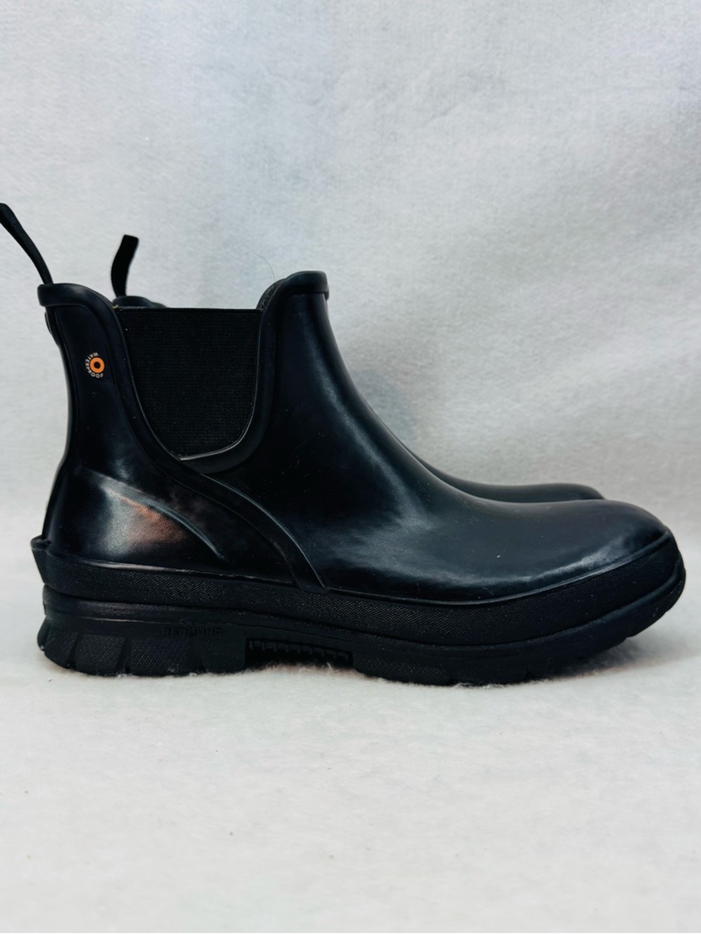 EUC Women’s Bog Boots Amelia Slip-on Ankle Booties Waterproof Black size 9